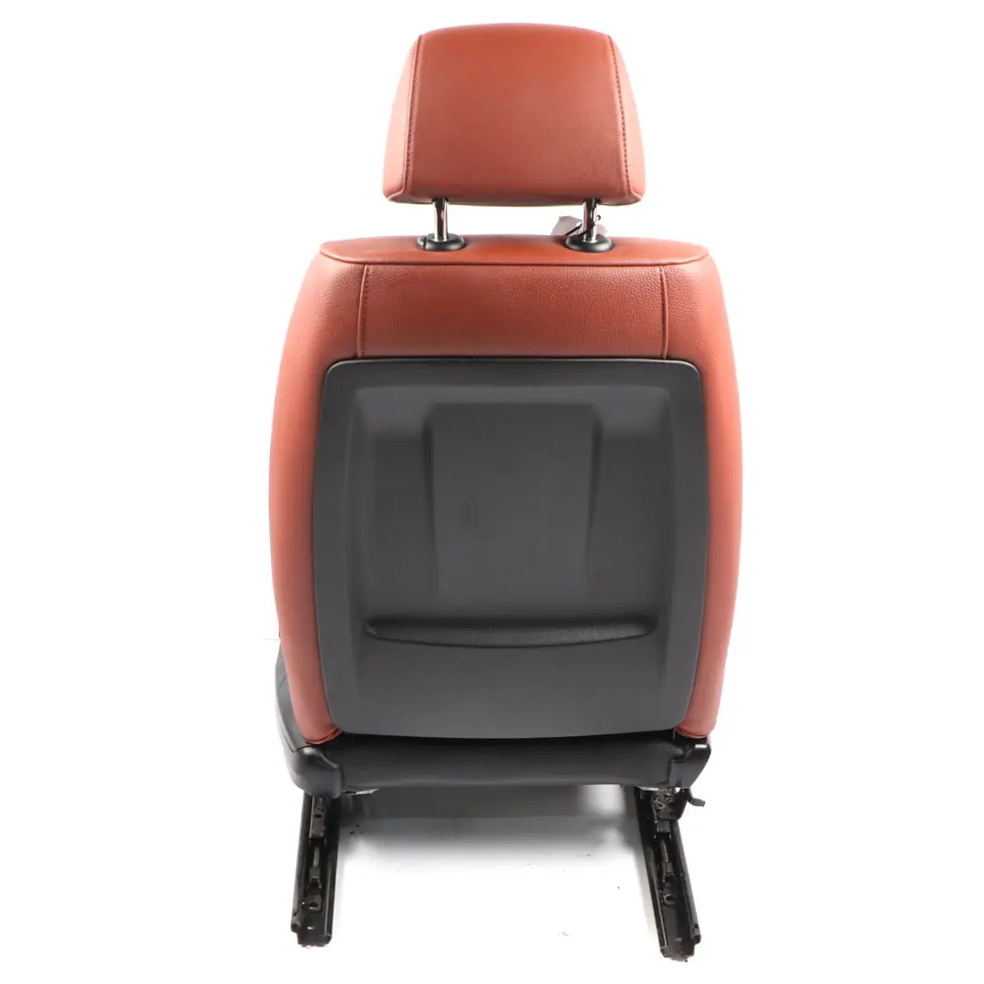 BMW E90 E91 LCI Front Left N/S Seat Heated Leather Red Brown Memory - SKU rhd-7257547-1 - Part number 7257547