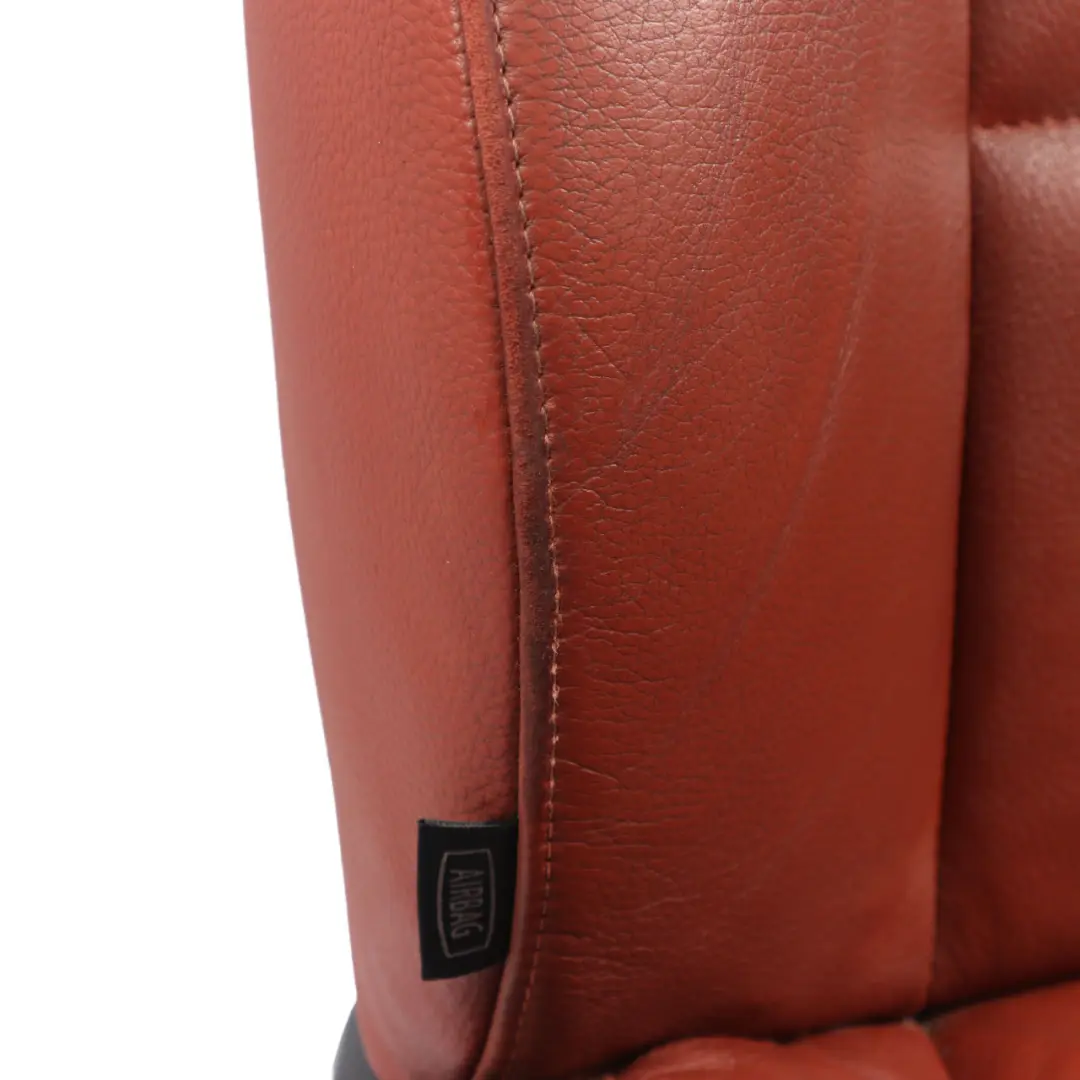 BMW E90 E91 LCI Front Right O/S Seat Heated Leather Red Brown Memory - SKU rhd-7257548-1 - Part number 7257548