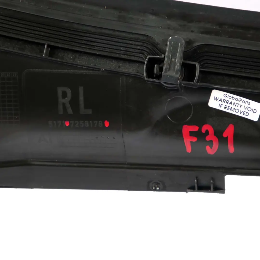 Windscreen Wiper Cover Trim Panel Scuttle to BMW 3 Series F30 F31 F80 M3 with Part number 7258178 BMW 3 Series F30 F31 F80 M3 Windscreen Wiper Cover Trim Panel Scuttle - SKU rhd-7258178 - Part number 7258178