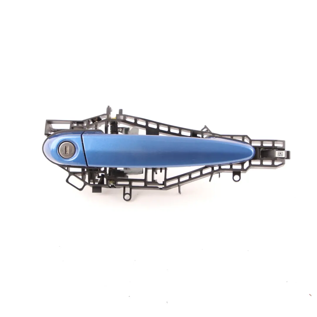 Door Handle BMW F30 LCI Front Right O/S Outside Exterior Grab Estorilblau Blue to with Part number 7259828 Door Handle BMW F30 LCI Front Right O/S Outside Exterior Grab Estorilblau Blue - SKU rhd-7259828-EB - Part number 7259828