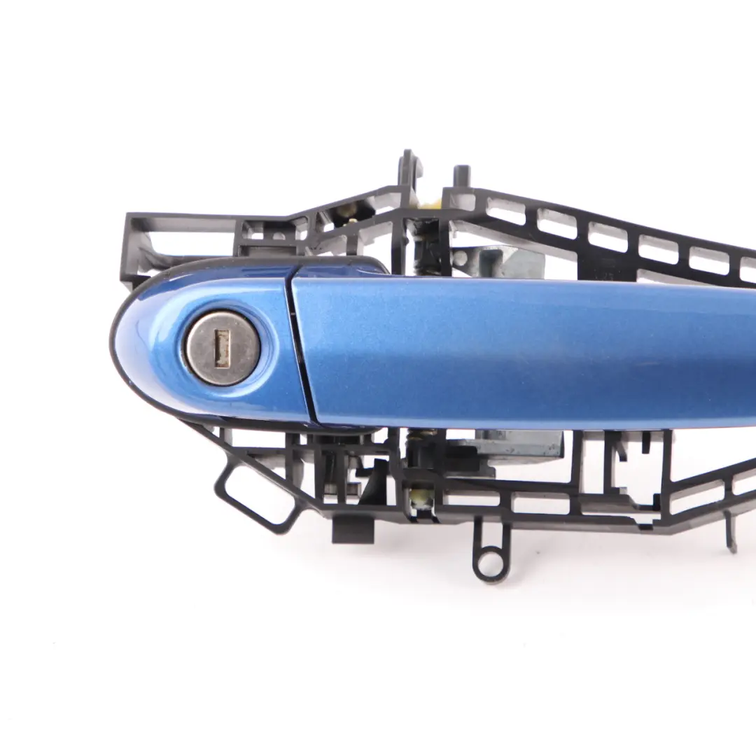Door Handle BMW F30 LCI Front Right O/S Outside Exterior Grab Estorilblau Blue to with Part number 7259828 Door Handle BMW F30 LCI Front Right O/S Outside Exterior Grab Estorilblau Blue - SKU rhd-7259828-EB - Part number 7259828