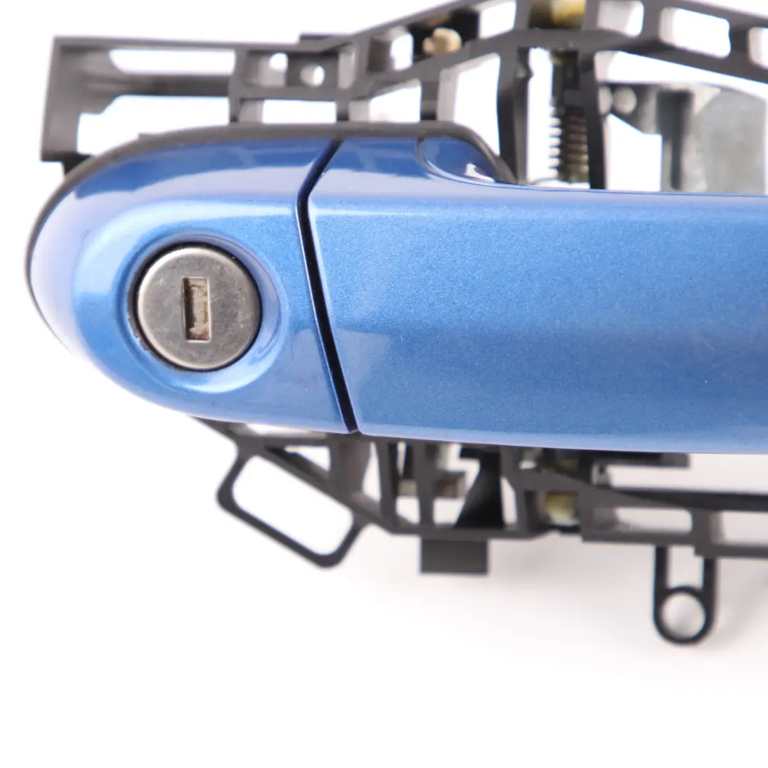 Door Handle BMW F30 LCI Front Right O/S Outside Exterior Grab Estorilblau Blue to with Part number 7259828 Door Handle BMW F30 LCI Front Right O/S Outside Exterior Grab Estorilblau Blue - SKU rhd-7259828-EB - Part number 7259828