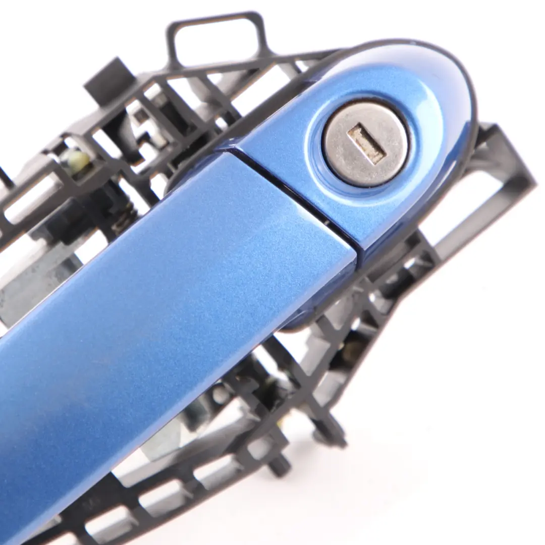 Door Handle BMW F30 LCI Front Right O/S Outside Exterior Grab Estorilblau Blue to with Part number 7259828 Door Handle BMW F30 LCI Front Right O/S Outside Exterior Grab Estorilblau Blue - SKU rhd-7259828-EB - Part number 7259828