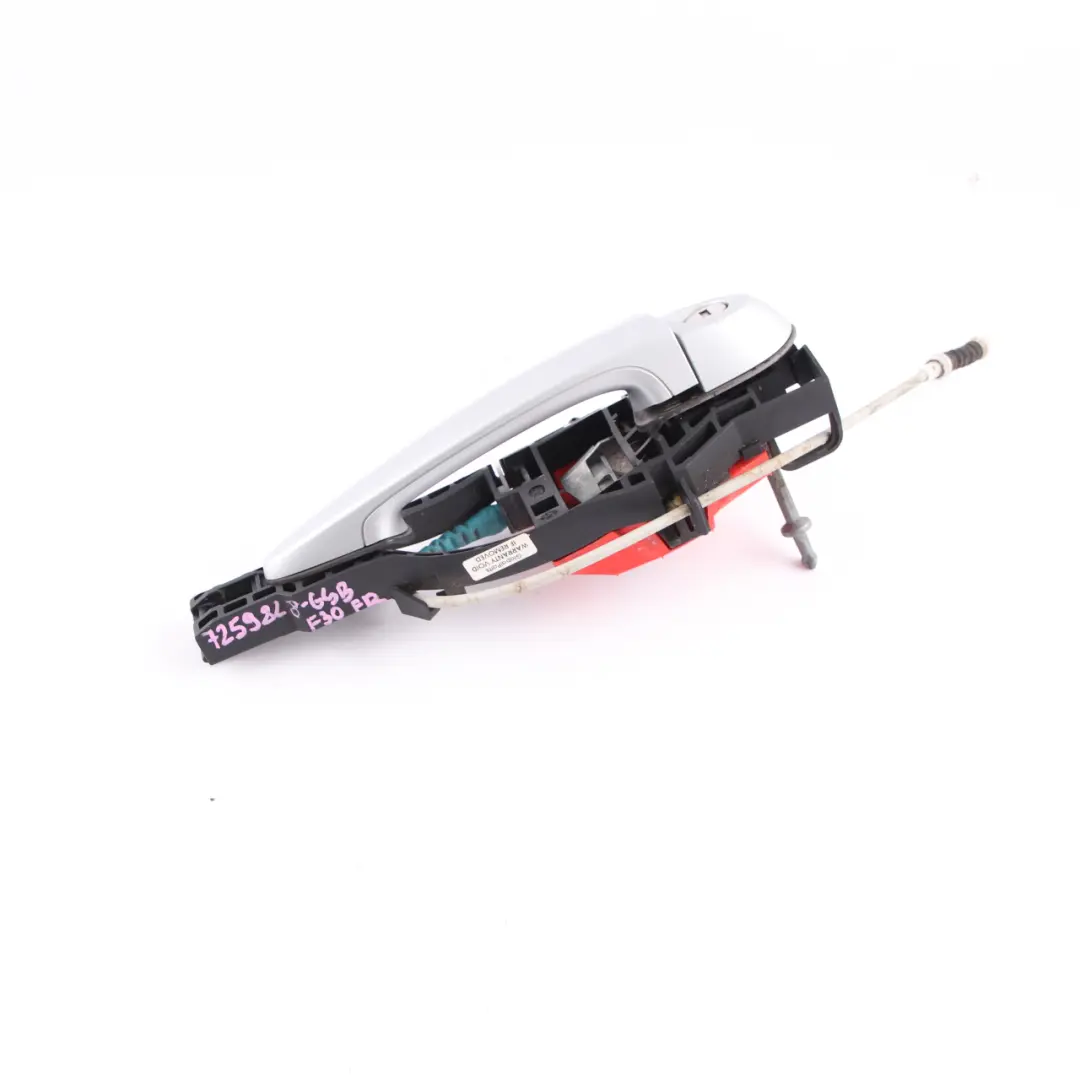  Door Handle BMW F30 LCI Front Right O/S Outside Grab Glacier Silver Metallic A83 - SKU rhd-7259828-GSB - Part number 7259828