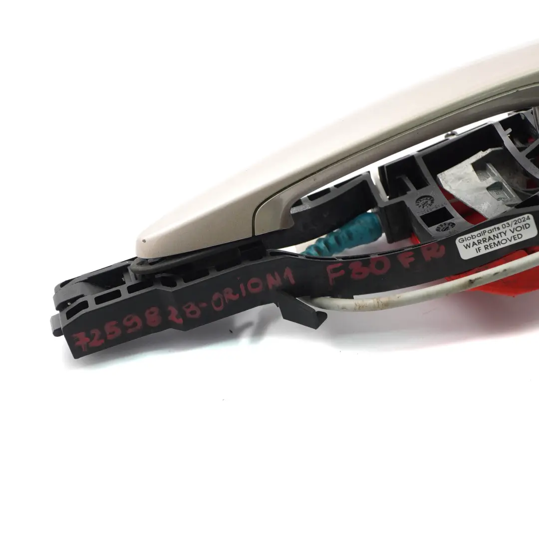 Door Handle BMW F30 F31 Front Right O/S Outside Grab Orion Silver Metallic - A92 to with Part number 7259828 Door Handle BMW F30 F31 Front Right O/S Outside Grab Orion Silver Metallic - A92 - SKU rhd-7259828-ORION1 - Part number 7259828