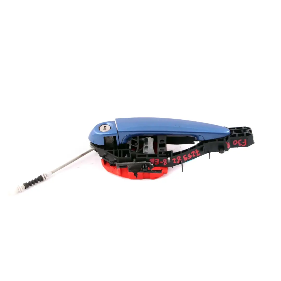 Door Handle BMW F30 F31 Front Right O/S Outside Exterior Grab Estorilblau Blue to with Part number 7259830 Door Handle BMW F30 F31 Front Right O/S Outside Exterior Grab Estorilblau Blue - SKU rhd-7259830-EB1 - Part number 7259830