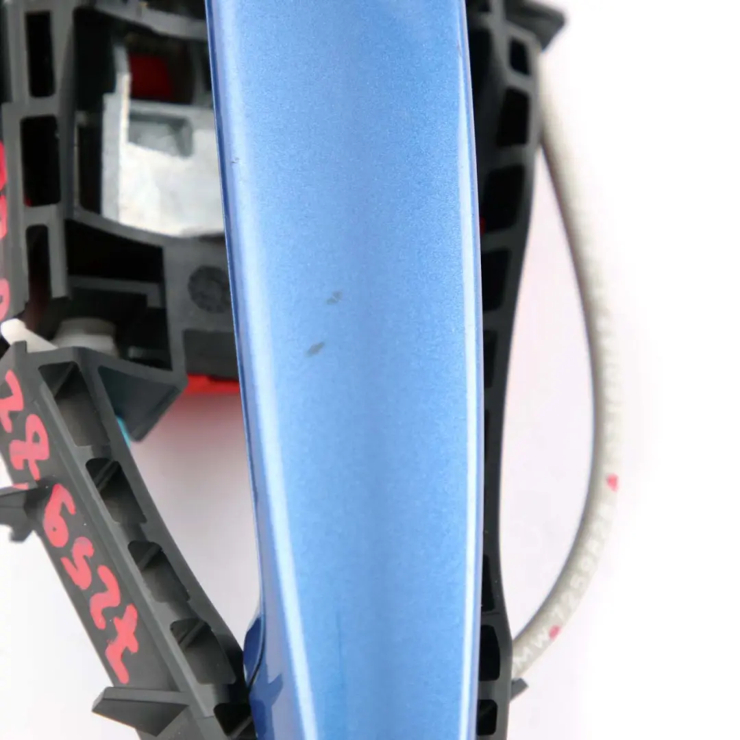 Door Handle BMW F30 F31 Front Right O/S Outside Exterior Grab Estorilblau Blue to with Part number 7259830 Door Handle BMW F30 F31 Front Right O/S Outside Exterior Grab Estorilblau Blue - SKU rhd-7259830-EB1 - Part number 7259830