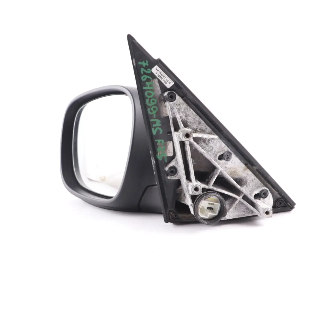 Wing Mirror Heated Door Left N/S Outside Mineral Silver - A14 5 Pin to BMW X3 F25 with Part number 7264099 BMW X3 F25 Wing Mirror Heated Door Left N/S Outside Mineral Silver - A14 5 Pin - SKU rhd-7264099-MS - Part number 7264099