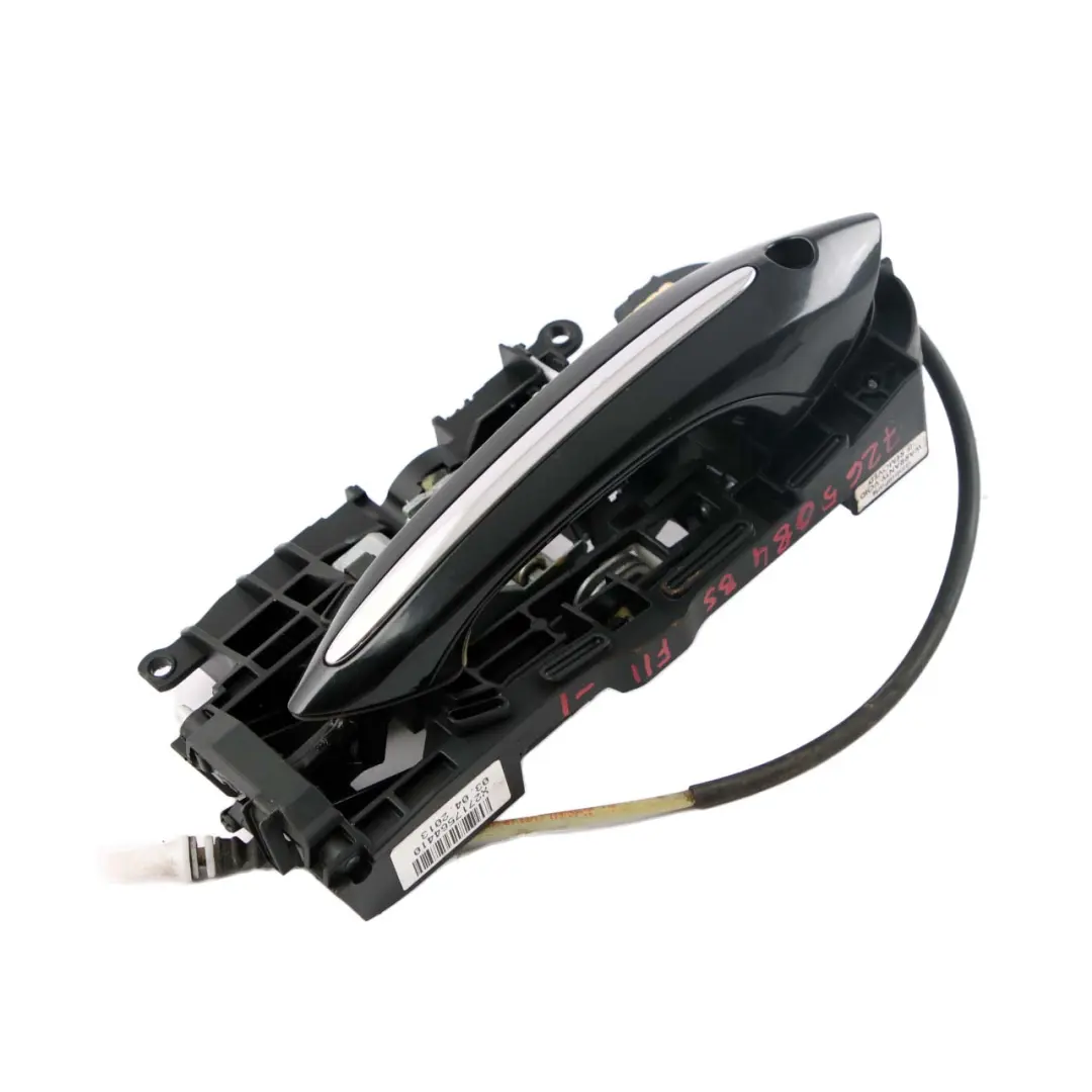 Outside Door Handle Front Right O/S Black Sapphire to BMW 5 Series F10 F11 LCI 1 with Part number 7265084 BMW 5 Series F10 F11 LCI 1 Outside Door Handle Front Right O/S Black Sapphire - SKU rhd-7265084-BS1 - Part number 7265084