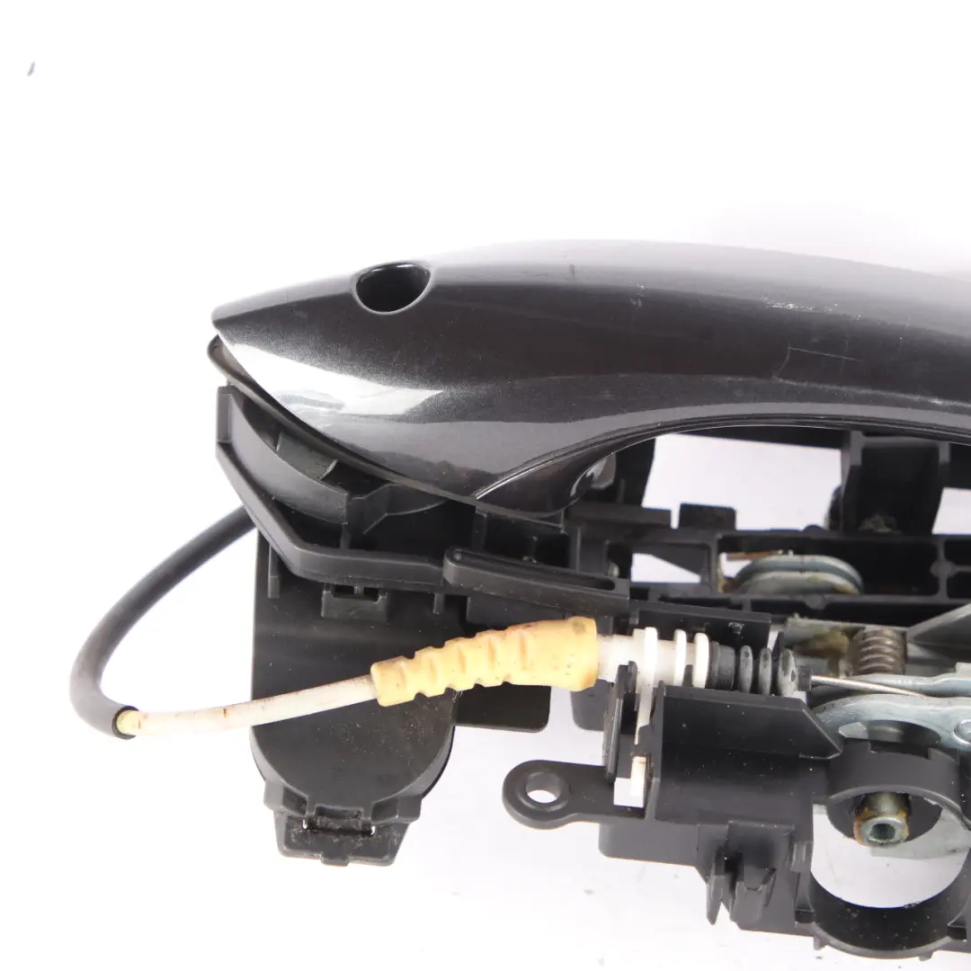 BMW F10 F11 LCI Outside Door Handle Front Right Sophistograu Grey Metallic B90 - SKU rhd-7265084-SOP - Part number 7265084