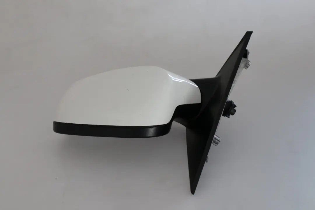 BMW 1 Series E87 LCI Heated Left Passenger Wing Mirror N/S Alpinweiss White 300 - SKU rhd-7268125-AW - Part number 7268125