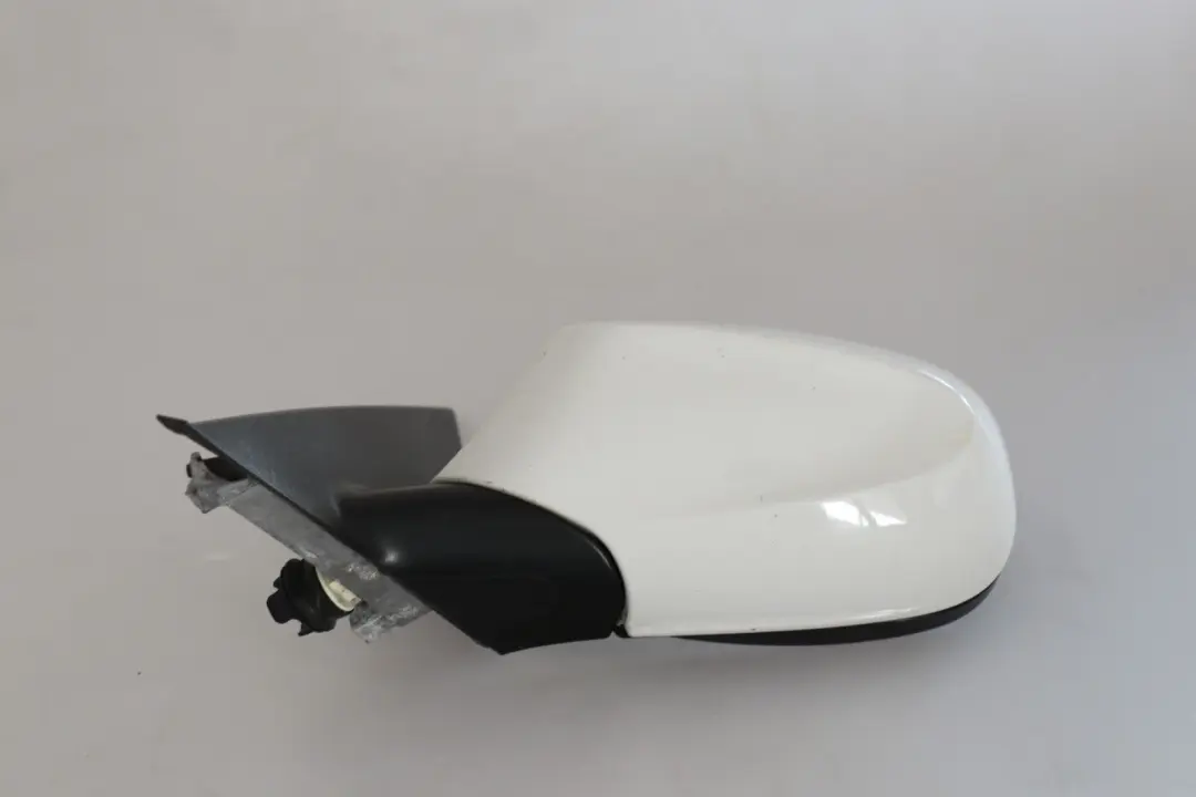 BMW 1 Series E87 LCI Heated Left Passenger Wing Mirror N/S Alpinweiss White 300 - SKU rhd-7268125-AW - Part number 7268125