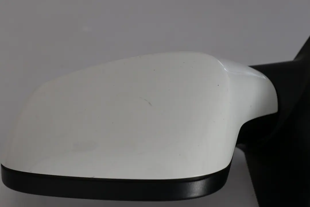 BMW 1 Series E87 LCI Heated Left Passenger Wing Mirror N/S Alpinweiss White 300 - SKU rhd-7268125-AW - Part number 7268125