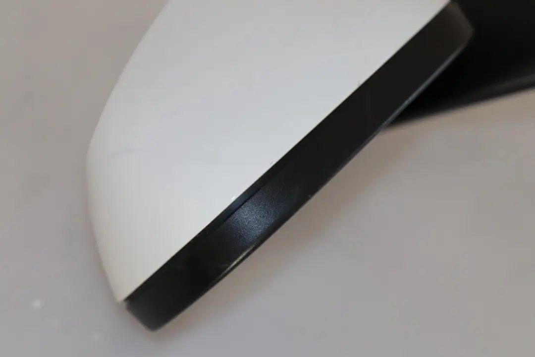 BMW 1 Series E87 LCI Heated Left Passenger Wing Mirror N/S Alpinweiss White 300 - SKU rhd-7268125-AW - Part number 7268125