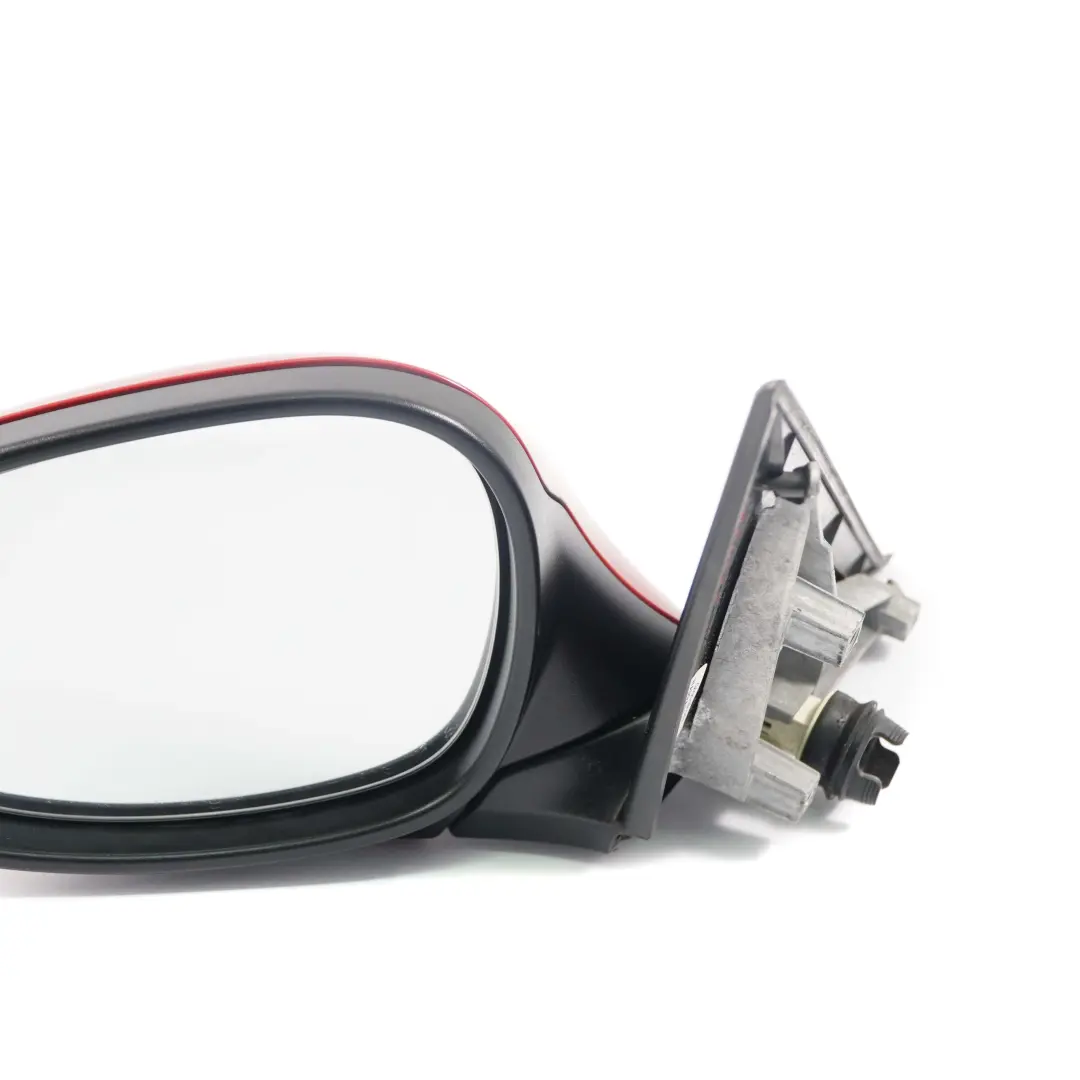 Heated Left Wing Mirror N/S Door Karmesinrot Crimson Red to BMW 1 Series E87 LCI with Part number 7268125 BMW 1 Series E87 LCI Heated Left Wing Mirror N/S Door Karmesinrot Crimson Red - SKU rhd-7268125-KAR - Part number 7268125