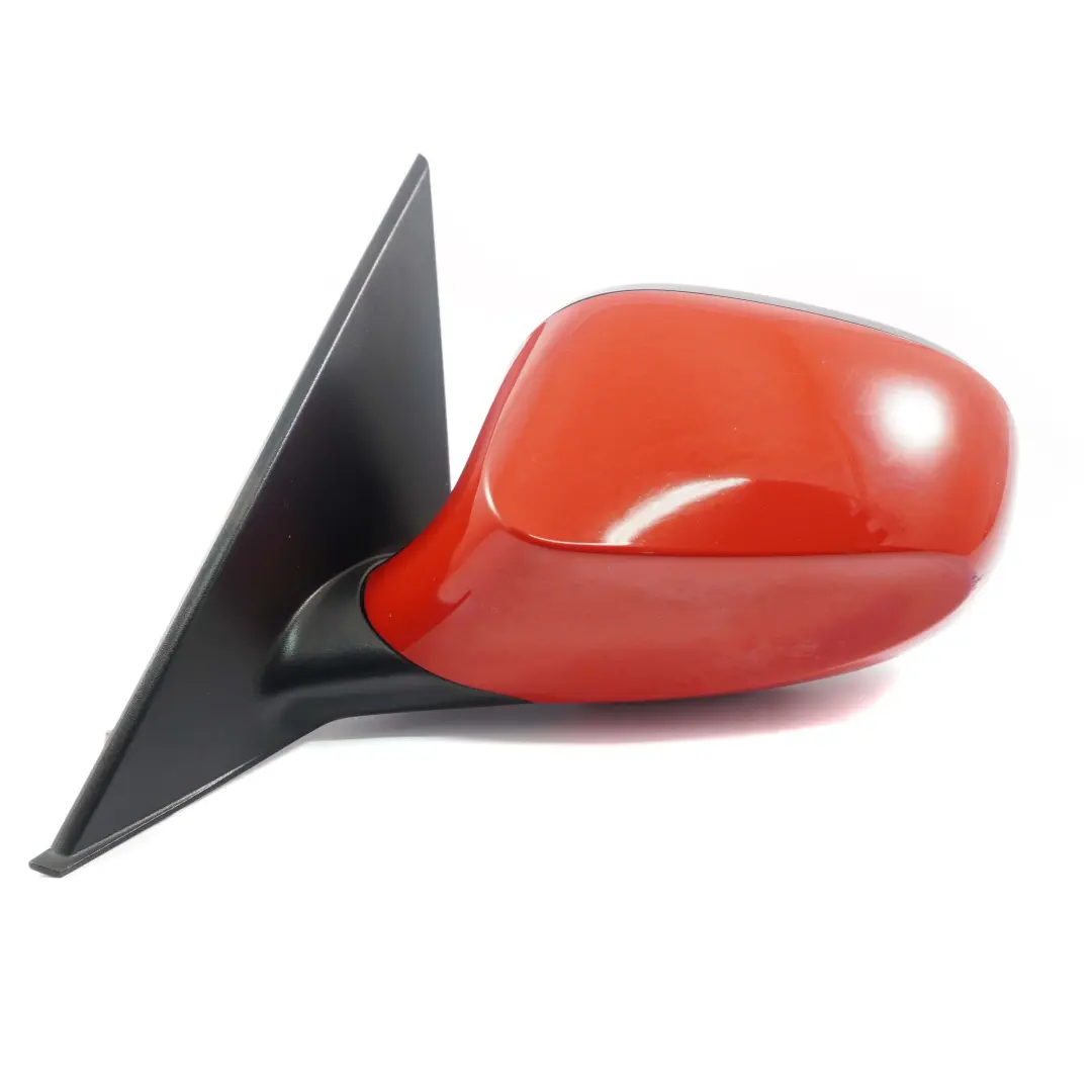 Heated Left Wing Mirror N/S Door Karmesinrot Crimson Red to BMW 1 Series E87 LCI with Part number 7268125 BMW 1 Series E87 LCI Heated Left Wing Mirror N/S Door Karmesinrot Crimson Red - SKU rhd-7268125-KAR - Part number 7268125