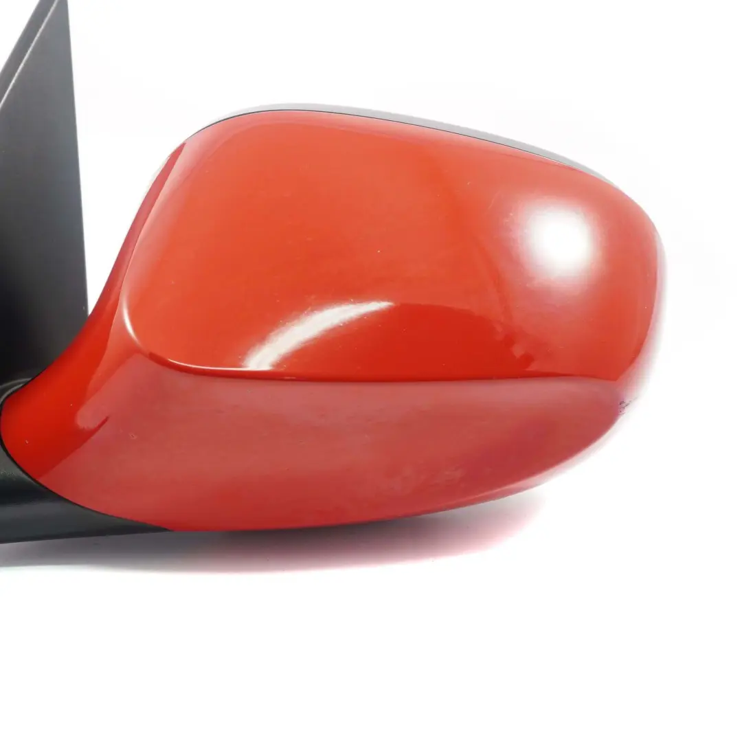 BMW 1 Series E87 LCI Heated Left Wing Mirror N/S Door Karmesinrot Crimson Red - SKU rhd-7268125-KAR - Part number 7268125