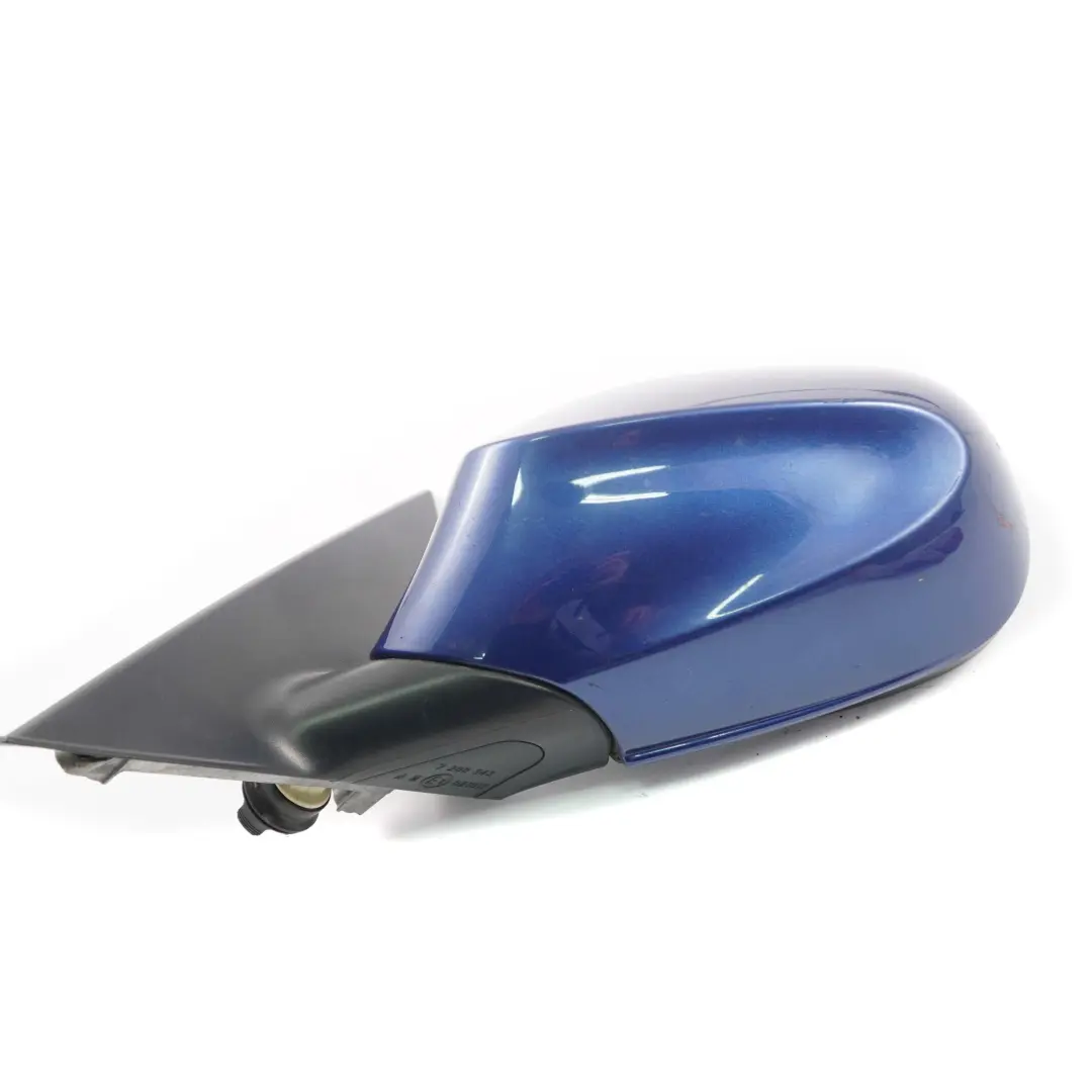 Heated Left Wing Mirror N/S Montegoblau Montego Blue A51 to BMW 1 Series E87 LCI with Part number 7268125 BMW 1 Series E87 LCI Heated Left Wing Mirror N/S Montegoblau Montego Blue A51 - SKU rhd-7268125-MTB - Part number 7268125