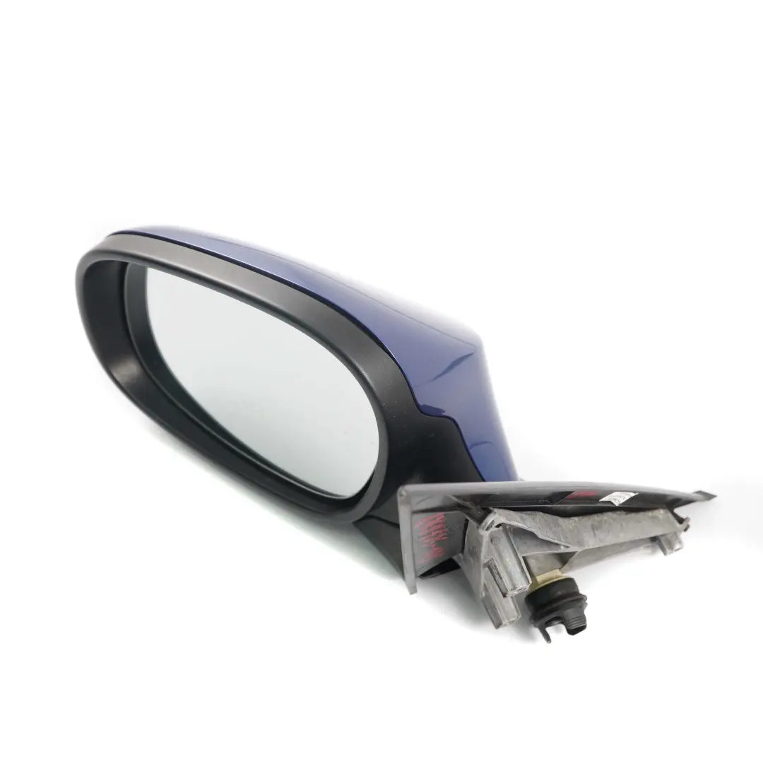 BMW 1 Series E87 LCI Heated Left Wing Mirror N/S Montegoblau Montego Blue A51 - SKU rhd-7268125-MTB - Part number 7268125