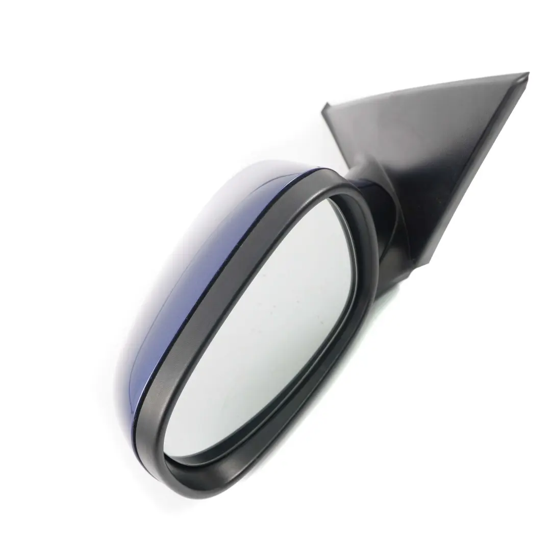 BMW 1 Series E87 LCI Heated Left Wing Mirror N/S Montegoblau Montego Blue A51 - SKU rhd-7268125-MTB - Part number 7268125