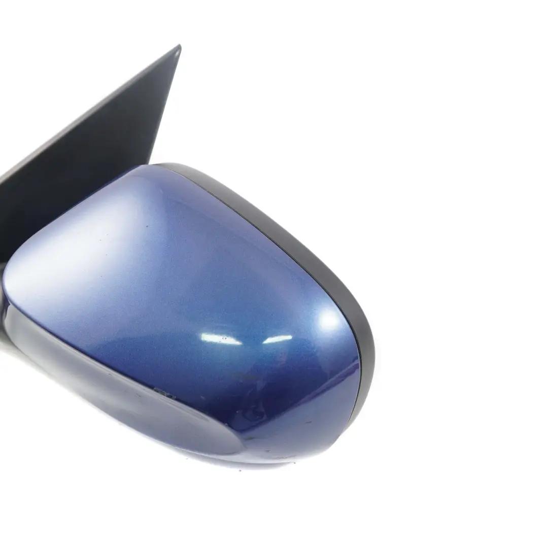 BMW 1 Series E87 LCI Heated Left Wing Mirror N/S Montegoblau Montego Blue A51 - SKU rhd-7268125-MTB - Part number 7268125