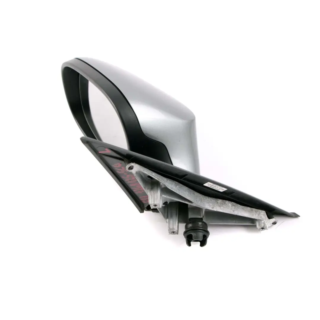 BMW 1 Series E87 LCI Outside Left Wing Mirror N/S Spacegrau Grey Metallic A52 - SKU rhd-7268125-SCG - Part number 7268125