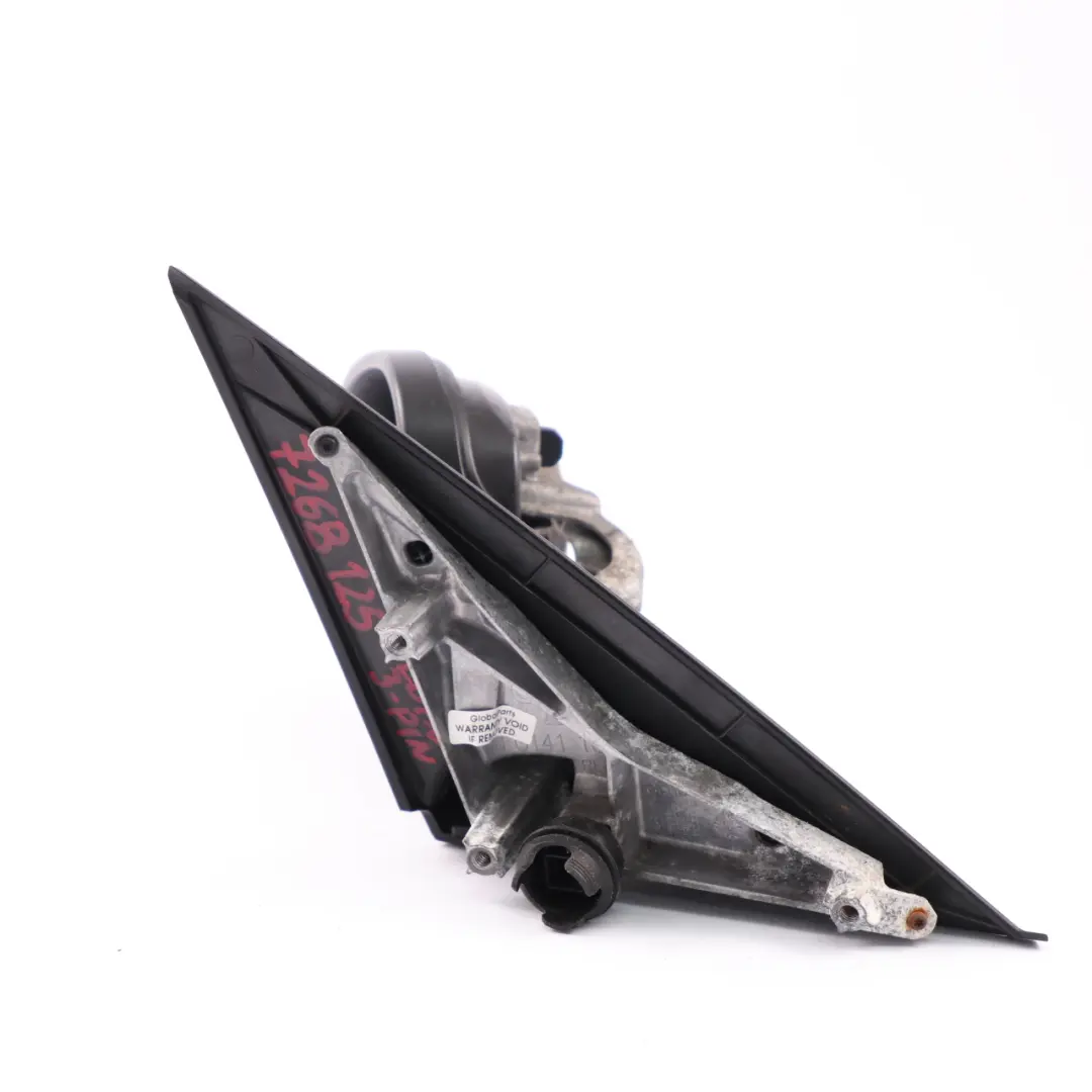 Outside Left Base Wing Mirror N/S 3 PIN to BMW E87 LCI with Part number 7268125 BMW E87 LCI Outside Left Base Wing Mirror N/S 3 PIN - SKU RHD-7268125 - Part number 7268125