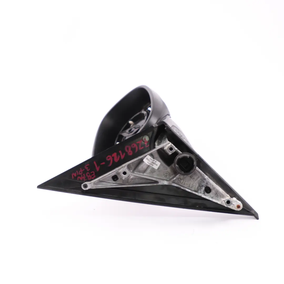 Outside Right Wing Mirror O/S Base 3 Pin to BMW 1 Series E87 LCI with Part number 7268126 BMW 1 Series E87 LCI Outside Right Wing Mirror O/S Base 3 Pin - SKU rhd-7268126-1 - Part number 7268126