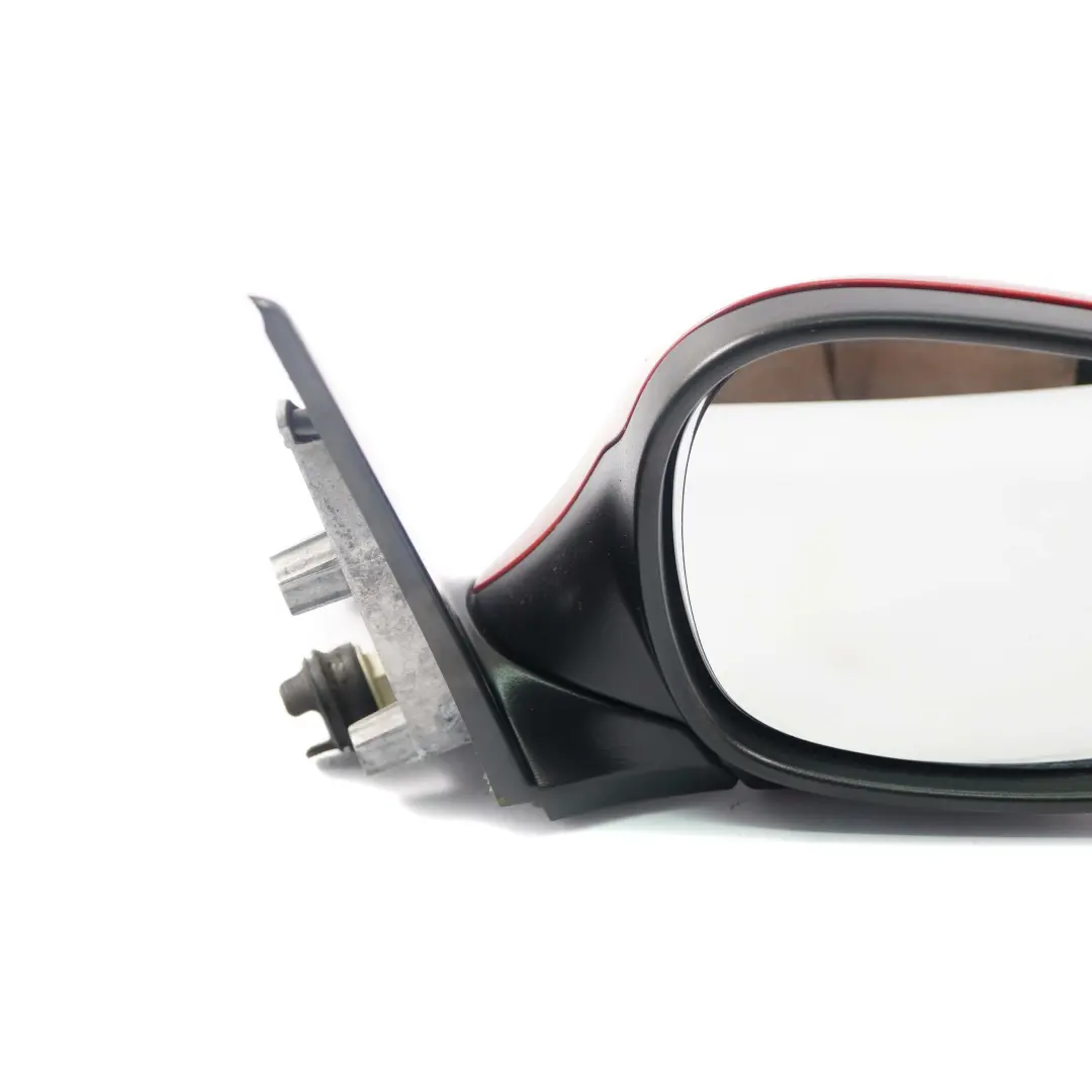 BMW 1 E87 LCI Right Heated Wing Mirror Door O/S Karmesinrot Crimson Red A61 - SKU rhd-7268126-KAR - Part number 7268126