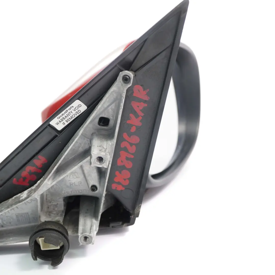 Right Heated Wing Mirror Door O/S Karmesinrot Crimson Red A61 to BMW 1 E87 LCI with Part number 7268126 BMW 1 E87 LCI Right Heated Wing Mirror Door O/S Karmesinrot Crimson Red A61 - SKU rhd-7268126-KAR - Part number 7268126