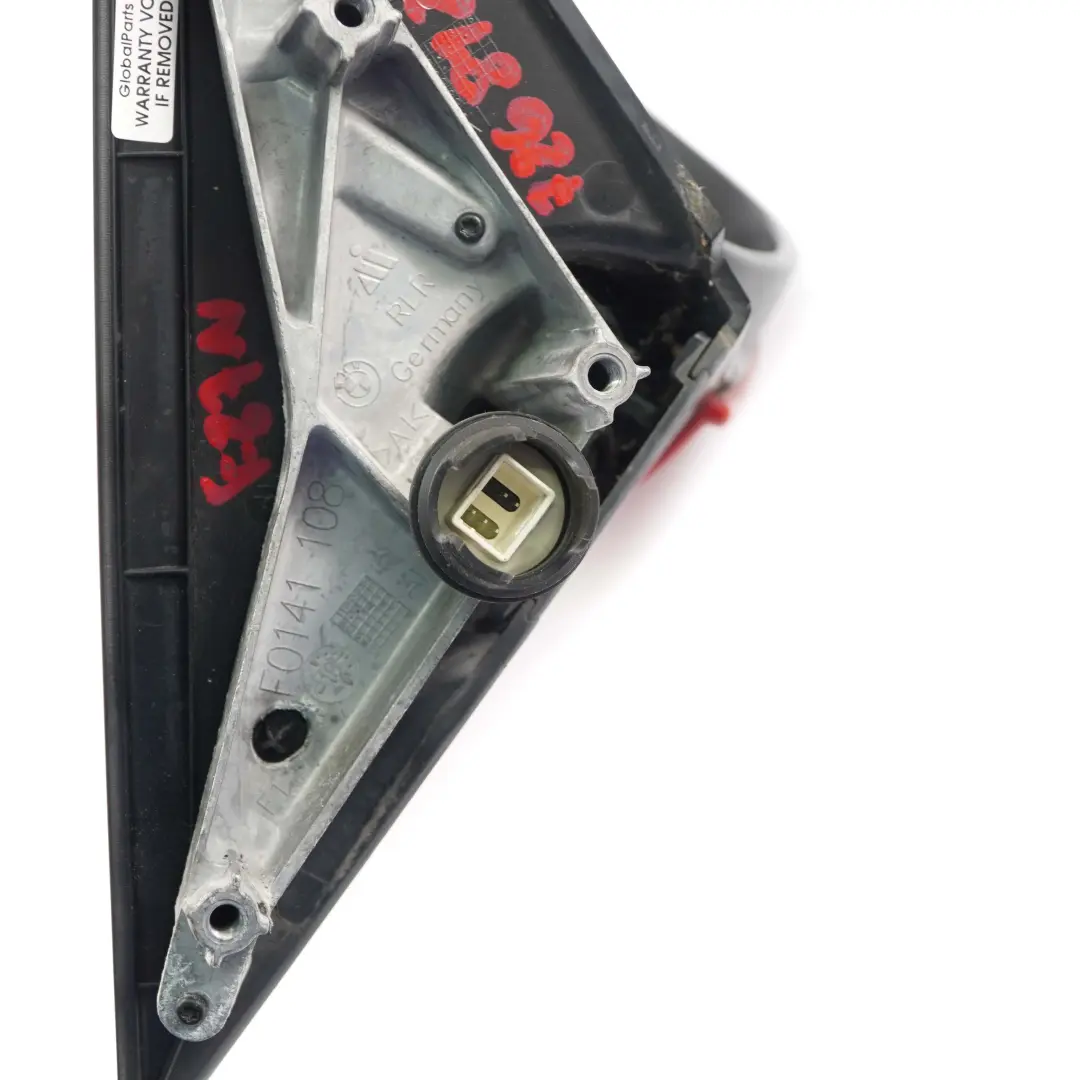 Right Heated Wing Mirror Door O/S Karmesinrot Crimson Red A61 to BMW 1 E87 LCI with Part number 7268126 BMW 1 E87 LCI Right Heated Wing Mirror Door O/S Karmesinrot Crimson Red A61 - SKU rhd-7268126-KAR - Part number 7268126