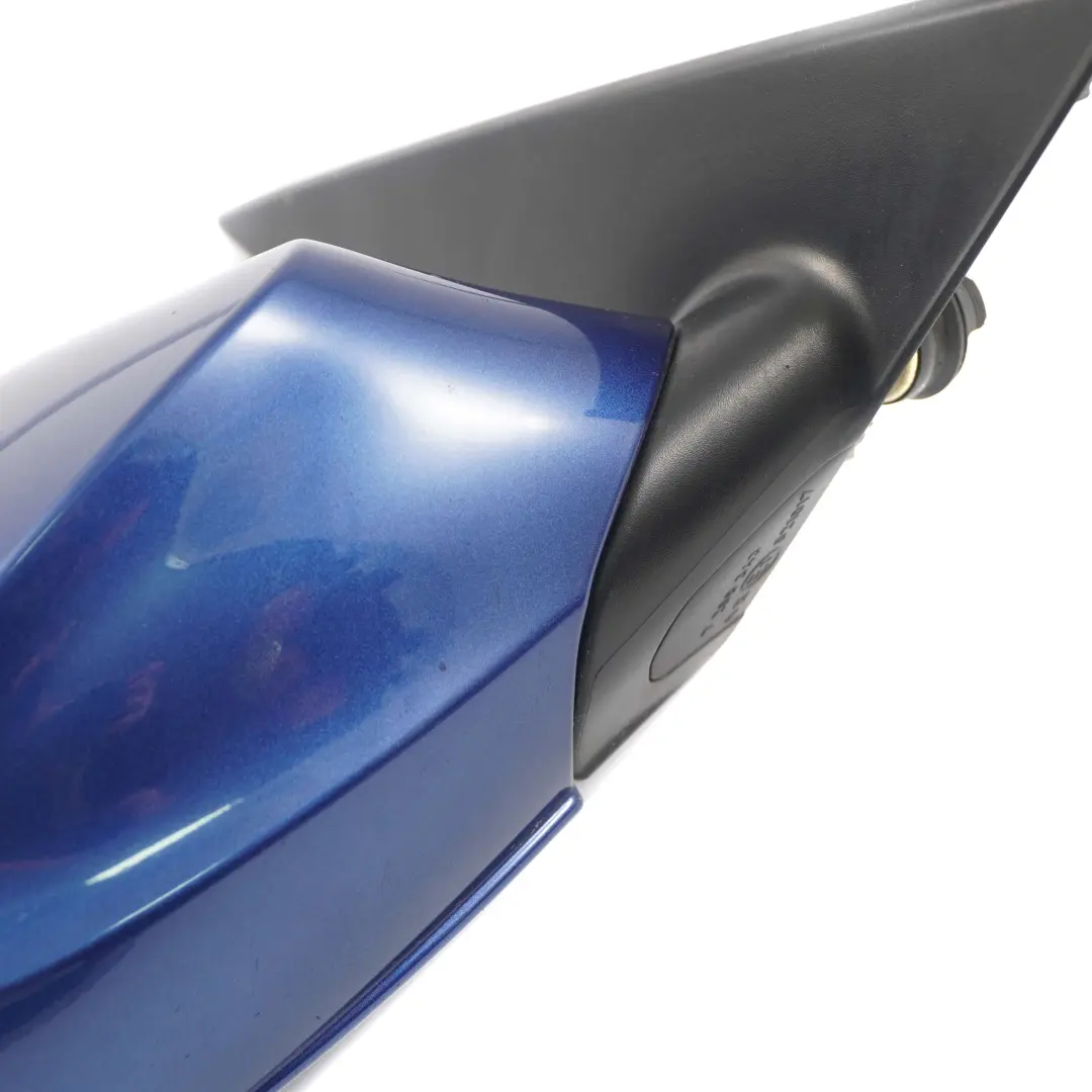 BMW E87 LCI Outside Right Heated Wing Mirror O/S Montegoblau Montego Blue A51 - SKU rhd-7268126-MTB - Part number 7268126