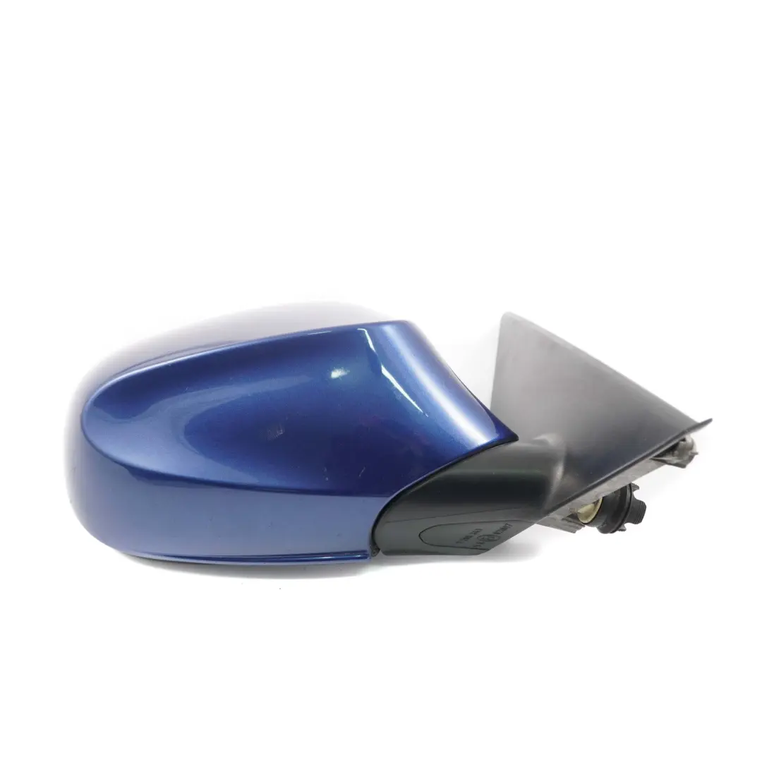 BMW E87 LCI Outside Right Heated Wing Mirror O/S Montegoblau Montego Blue A51 - SKU rhd-7268126-MTB - Part number 7268126