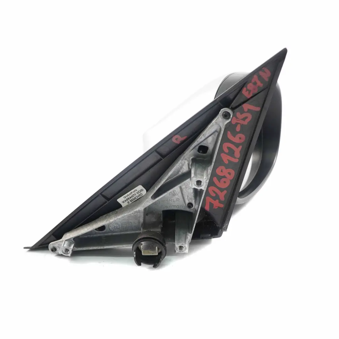 Wing Mirror Right Heated O/S Titansilber Titanium Silver 354 to BMW E87 LCI with Part number 7268126 BMW E87 LCI Wing Mirror Right Heated O/S Titansilber Titanium Silver 354 - SKU rhd-7268126-TS1 - Part number 7268126