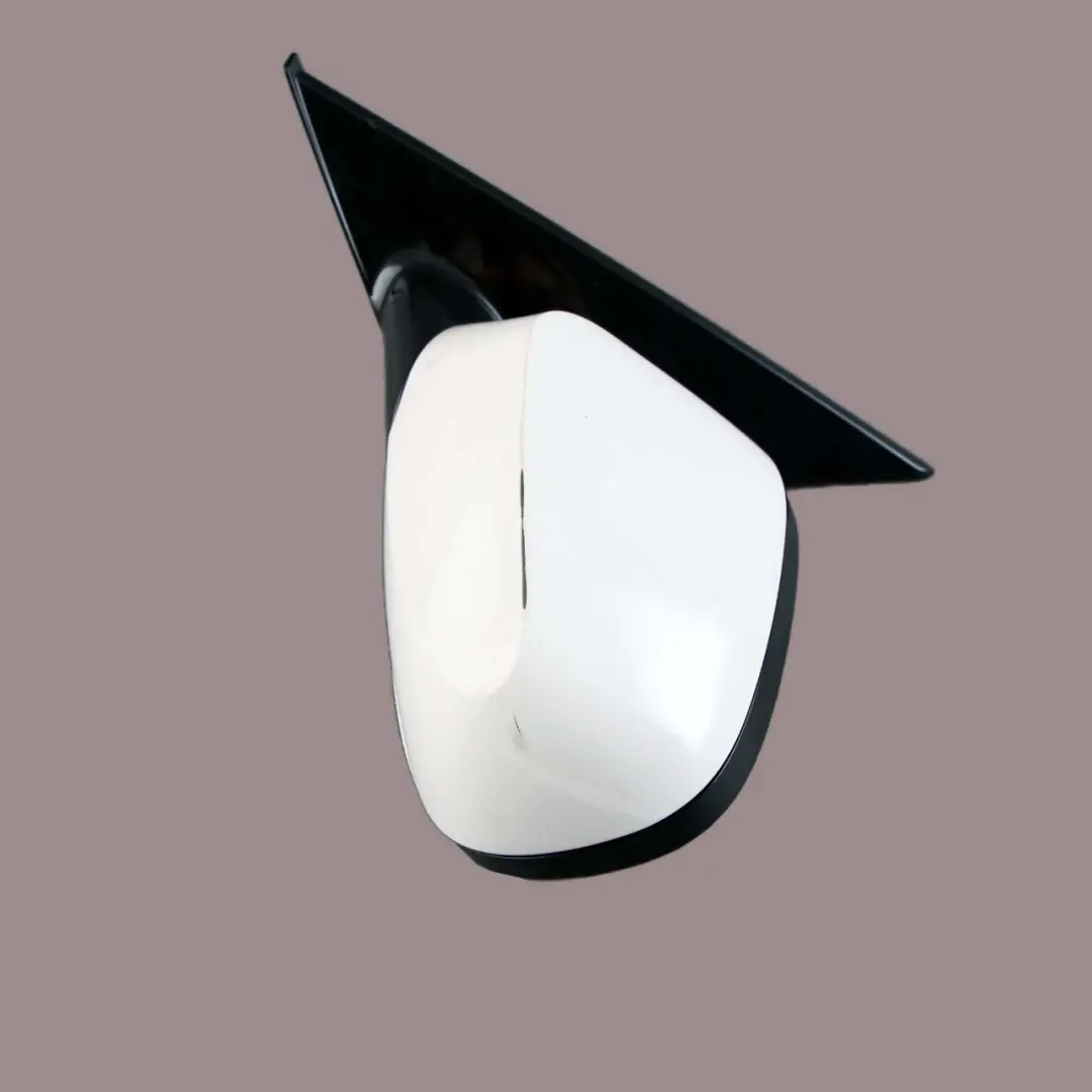 BMW E87 LCI M Sport High Gloss Left N/S Wing Mirror Alpinweiss White 300 - SKU rhd-7268145-AW - Part number 7268145