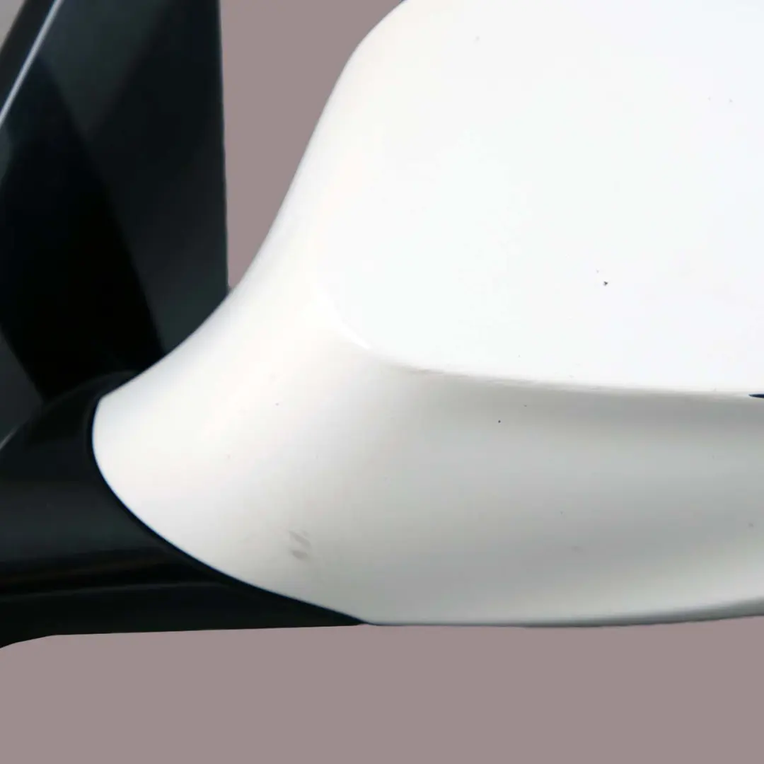 BMW E87 LCI M Sport High Gloss Left N/S Wing Mirror Alpinweiss White 300 - SKU rhd-7268145-AW - Part number 7268145