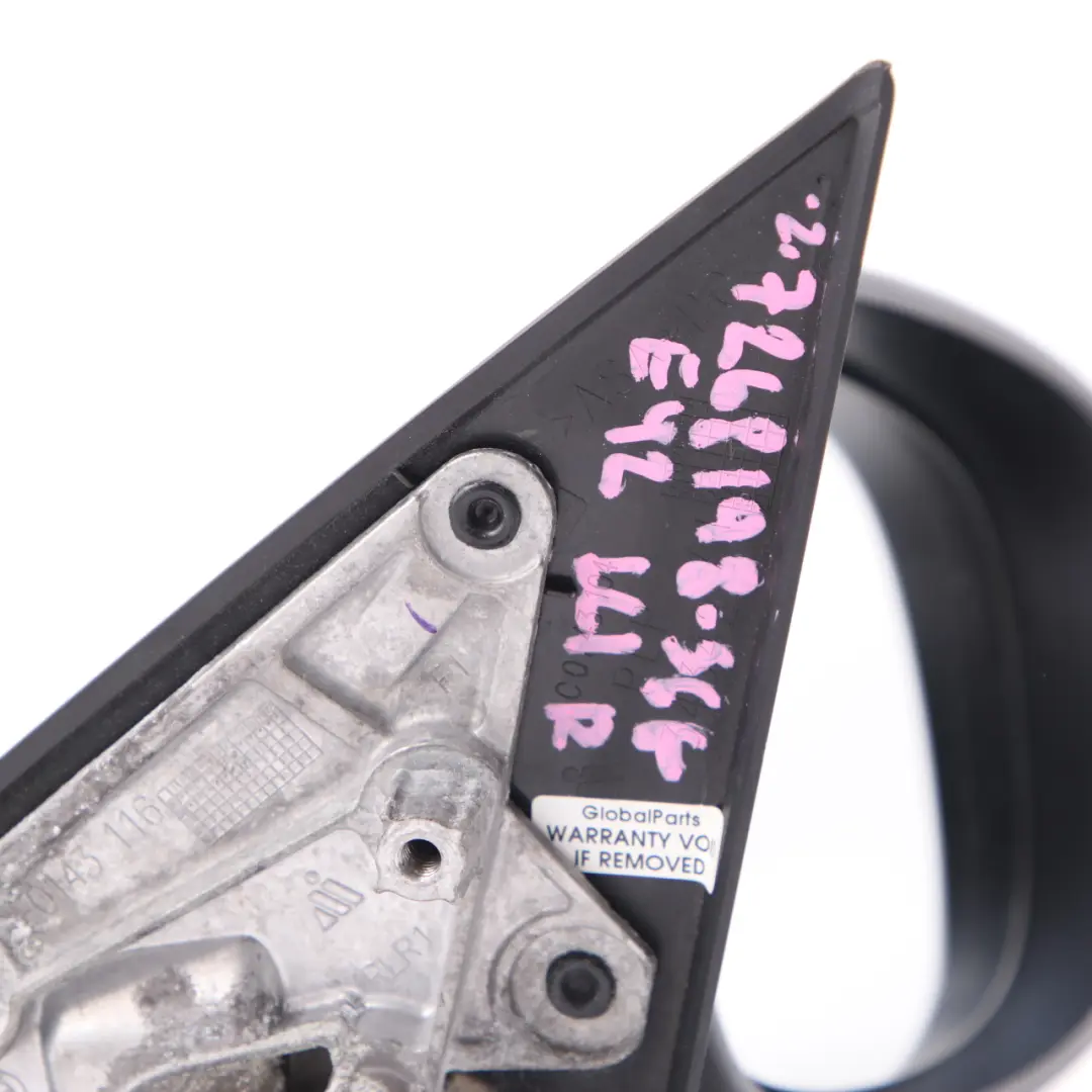 Wing Mirror BMW E92 E93 LCI Outside Heated Right O/S Door Space Grey - A52 5 Pin to with Part number 7268198 Wing Mirror BMW E92 E93 LCI Outside Heated Right O/S Door Space Grey - A52 5 Pin - SKU rhd-7268198-SCG - Part number 7268198