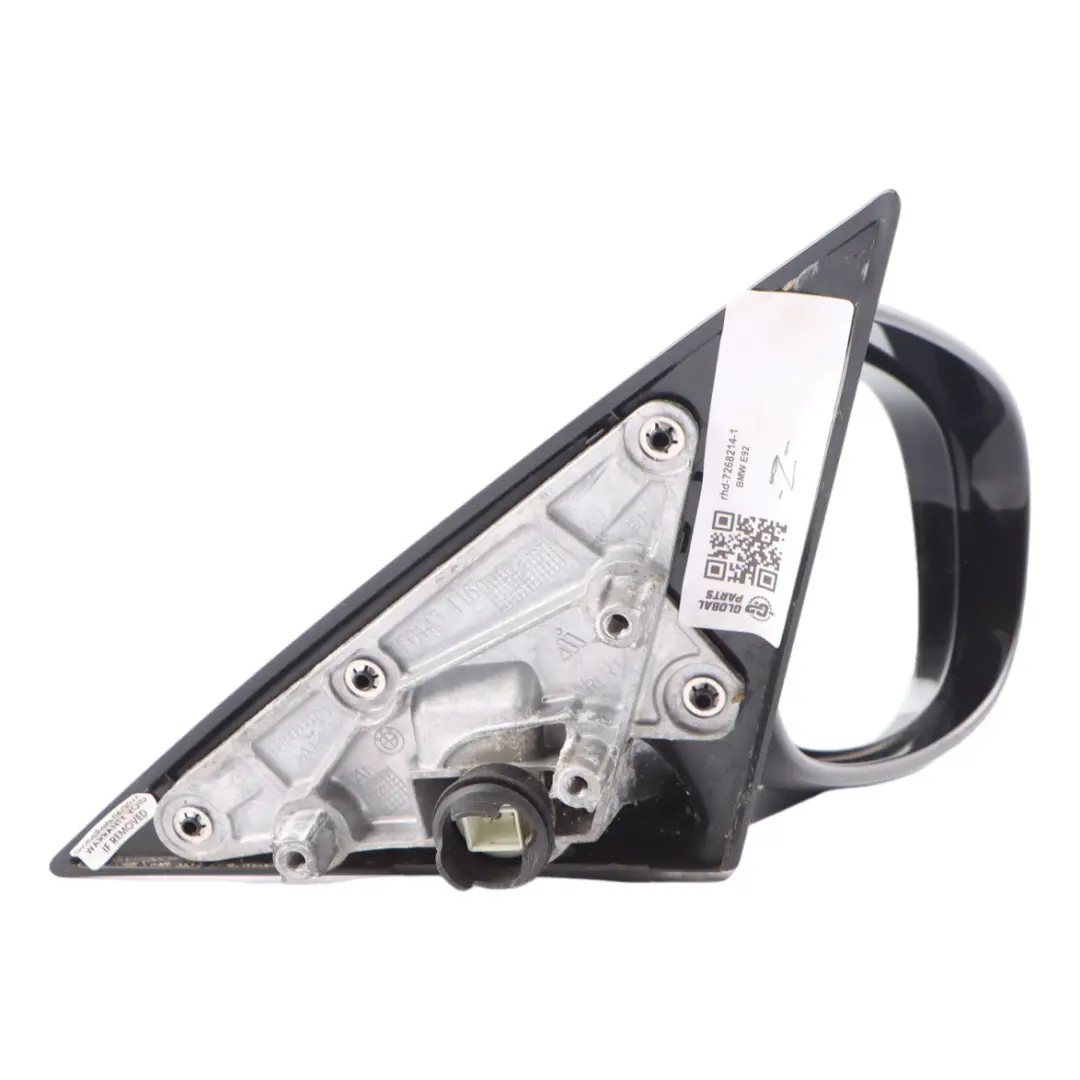 Wing Mirror BMW E92 E93 LCI M Sport High Gloss Right O/S Heated 3 Pins Black to with Part number 7268214 Wing Mirror BMW E92 E93 LCI M Sport High Gloss Right O/S Heated 3 Pins Black - SKU rhd-7268214-1 - Part number 7268214