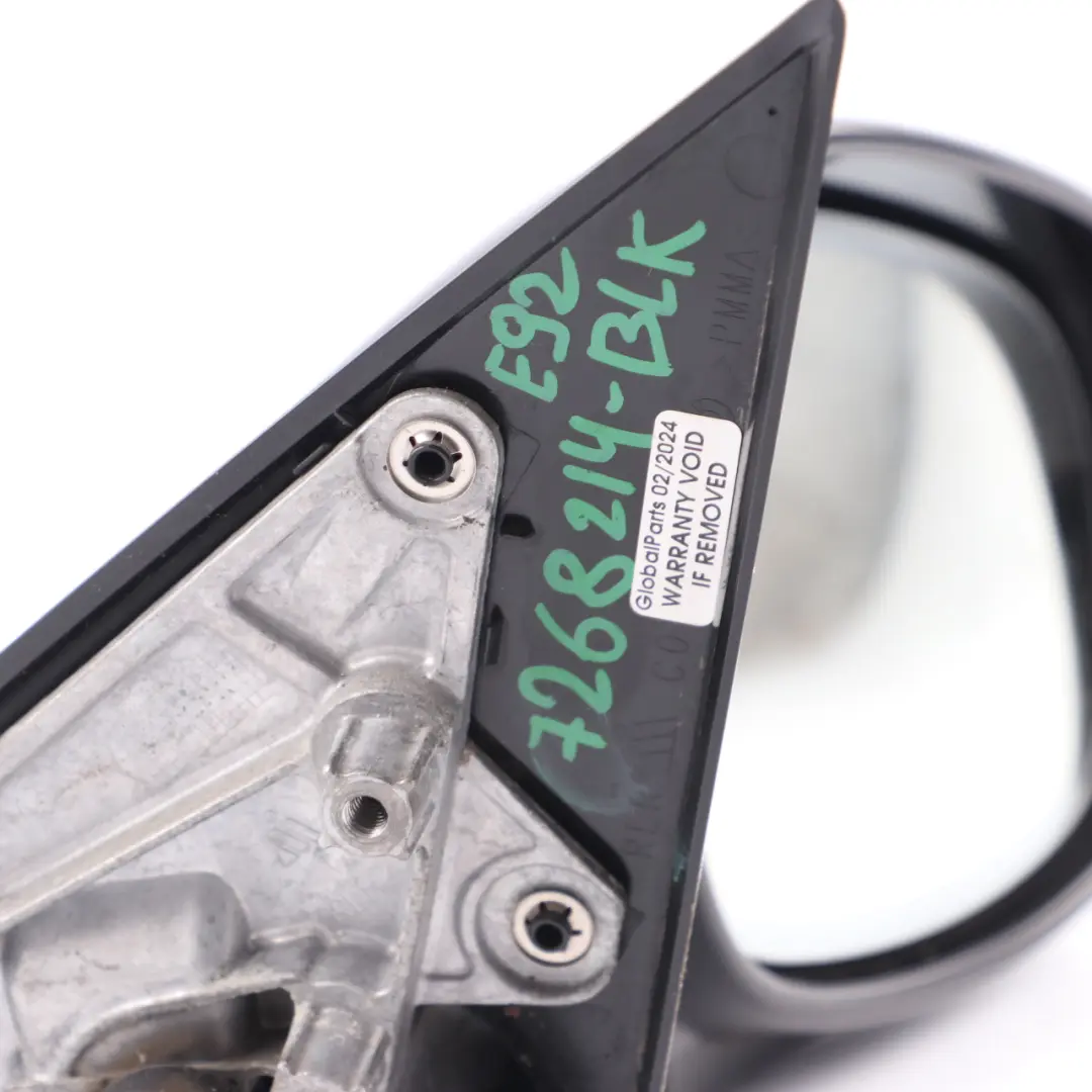 Wing Mirror BMW E92 E93 LCI M Sport High Gloss Right O/S Heated 3 Pins Black to with Part number 7268214 Wing Mirror BMW E92 E93 LCI M Sport High Gloss Right O/S Heated 3 Pins Black - SKU rhd-7268214-BLK - Part number 7268214