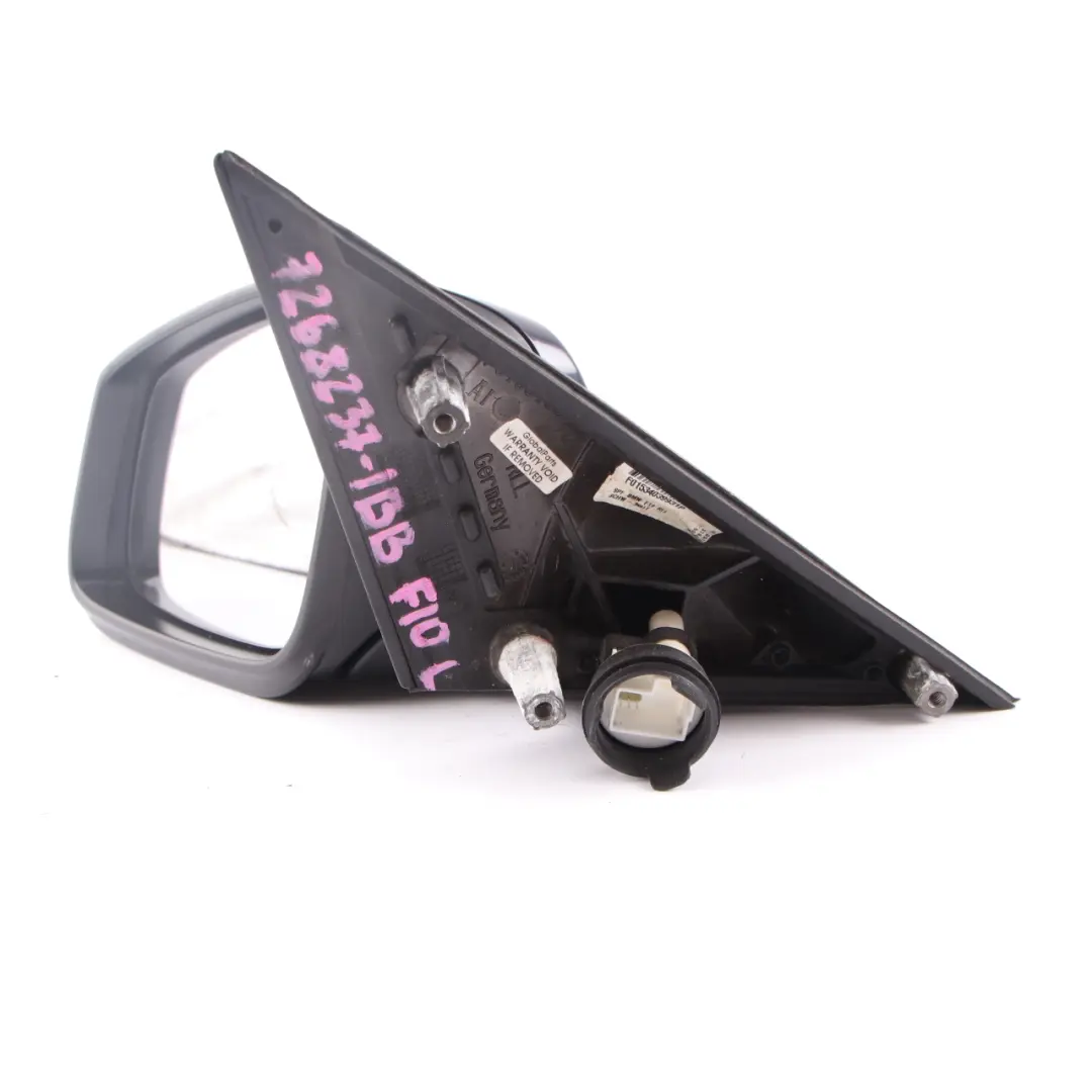 Wing Mirror BMW F10 F11 Heated Left N/S Door Imperial Blau Blue A89 to with Part number 7268237 Wing Mirror BMW F10 F11 Heated Left N/S Door Imperial Blau Blue A89 - SKU rhd-7268237-IBB - Part number 7268237