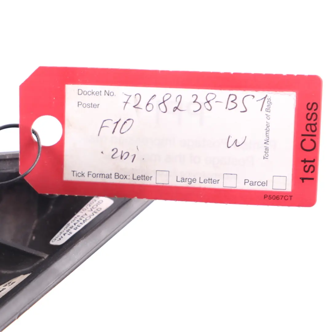 Wing Mirror BMW F10 F11 Heated Door Right O/S Black Sapphire Metallic - 475 to with Part number 7268238 Wing Mirror BMW F10 F11 Heated Door Right O/S Black Sapphire Metallic - 475 - SKU rhd-7268238-BS1 - Part number 7268238