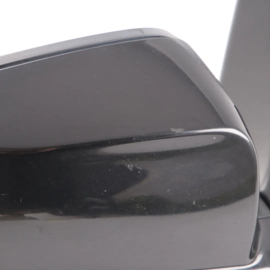  Wing Mirror BMW F10 F11 Heated Door Right O/S Black Sapphire Metallic - 475 - SKU rhd-7268238-BS - Part number 7268238