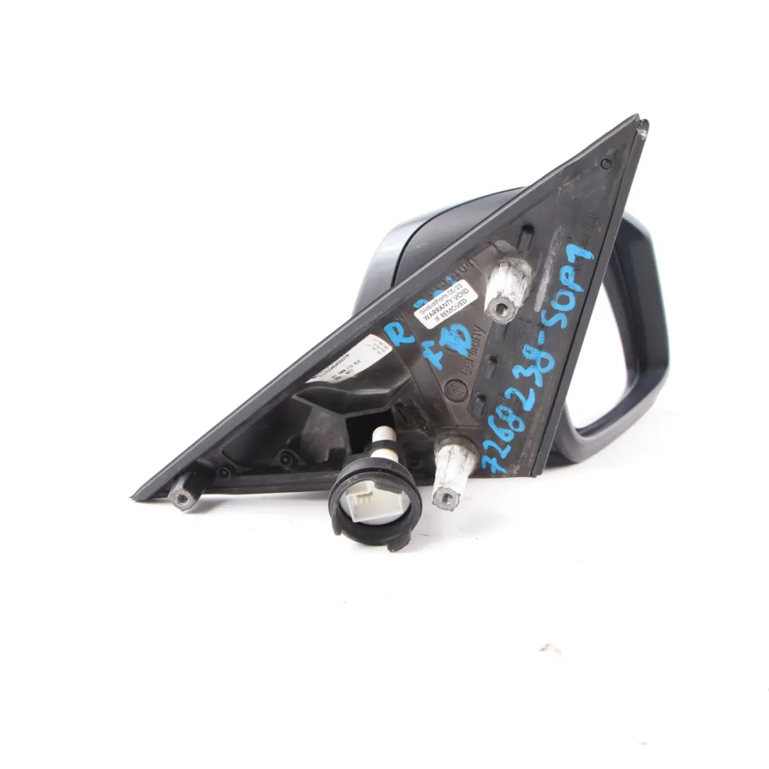  Wing Mirror BMW F10 F11 Heated Right Door O/S 5 Pins Sophisto Grey Metallic A90 - SKU rhd-7268238-SOP1 - Part number 7268238