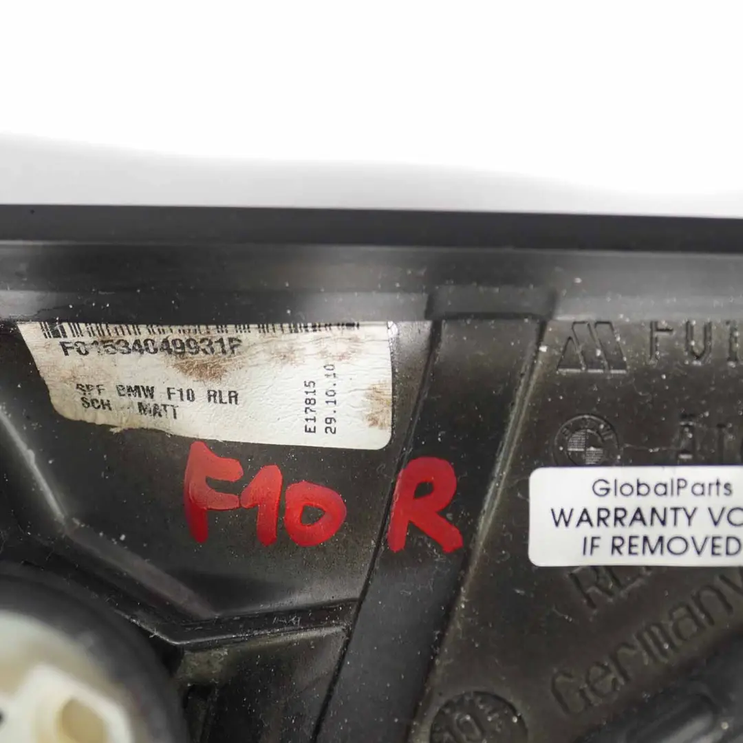 Wing Mirror BMW F10 F11 Heated Right Door O/S Sophistograu Grey Metallic A90 to with Part number 7268238 Wing Mirror BMW F10 F11 Heated Right Door O/S Sophistograu Grey Metallic A90 - SKU rhd-7268238-SOP - Part number 7268238