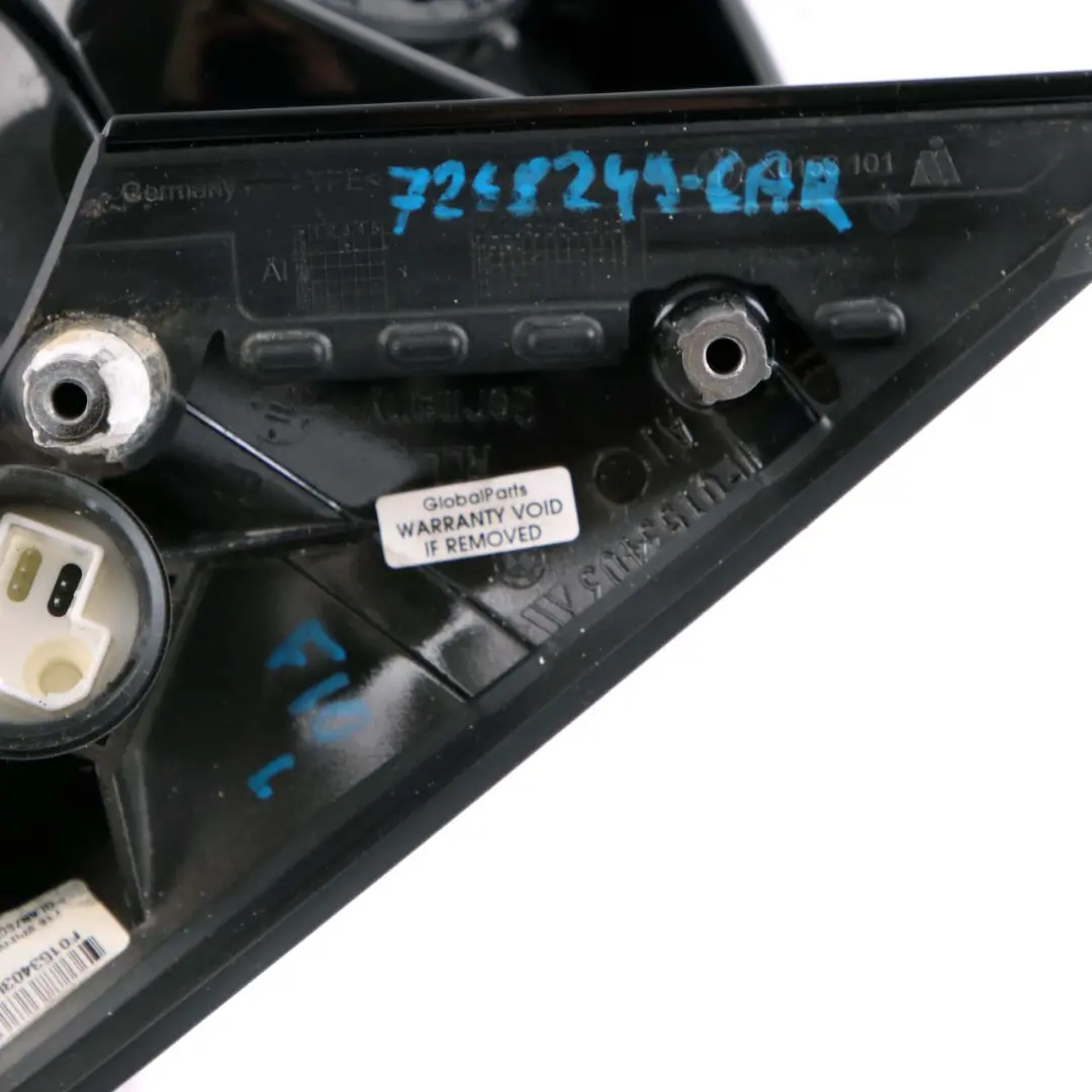 High Gloss Left Wing Mirror N/S Carbonschwarz Carbon Black 416 to BMW F10 F11 with Part number 7268249 BMW F10 F11 High Gloss Left Wing Mirror N/S Carbonschwarz Carbon Black 416 - SKU rhd-7268249-CAR - Part number 7268249