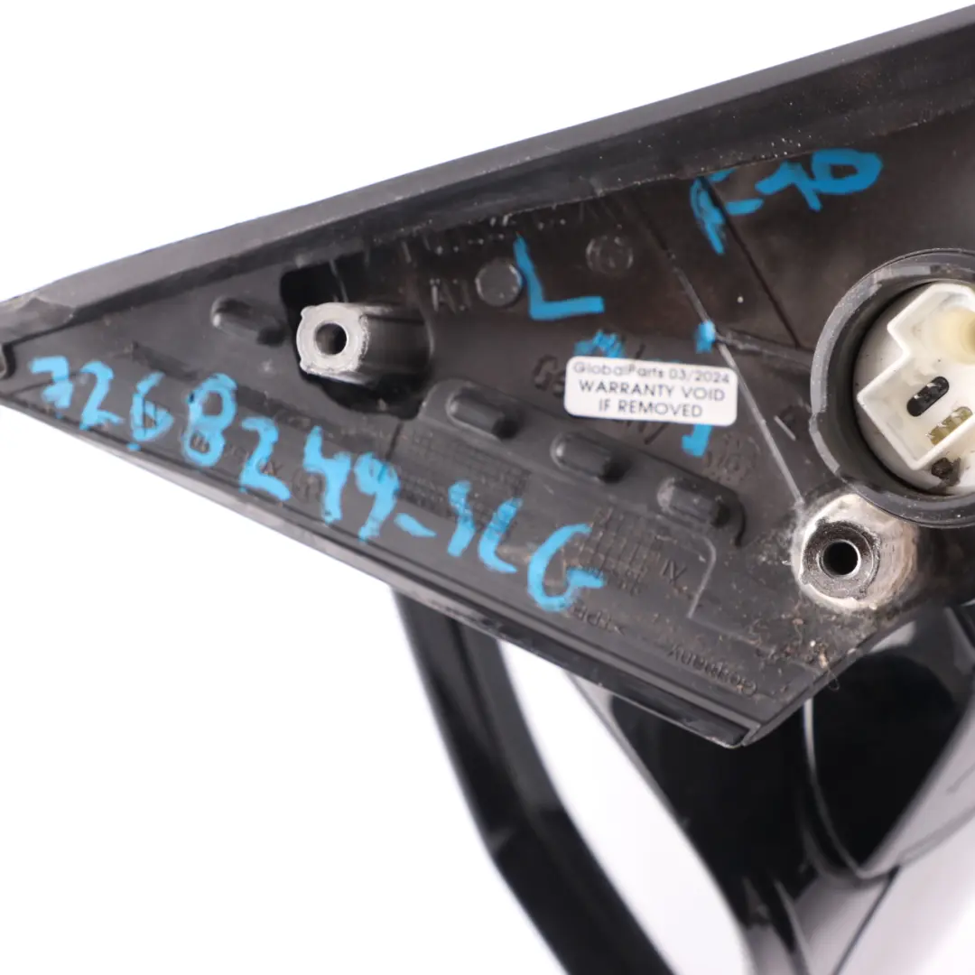  Wing Mirror BMW F10 F11 High Gloss Heated Left N/S 5 Pins Space Grey - A52 - SKU rhd-7268249-SCG - Part number 7268249