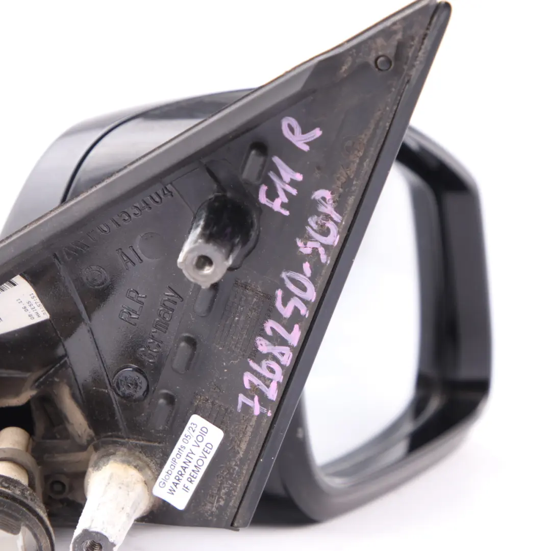 Wing Mirror BMW F10 F11 High Gloss Heated Right O/S 5 Pins Sophisto Grey - A90 to with Part number 7268250 Wing Mirror BMW F10 F11 High Gloss Heated Right O/S 5 Pins Sophisto Grey - A90 - SKU rhd-7268250-SOP - Part number 7268250