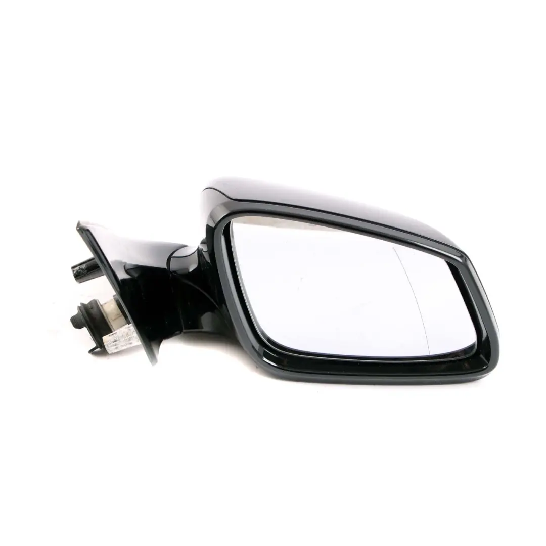 BMW F10 F11 Heated Right Wing Mirror O/S High Gloss Carbonschwarz Carbon Black - SKU rhd-7268250-CAR - Part number 7268250