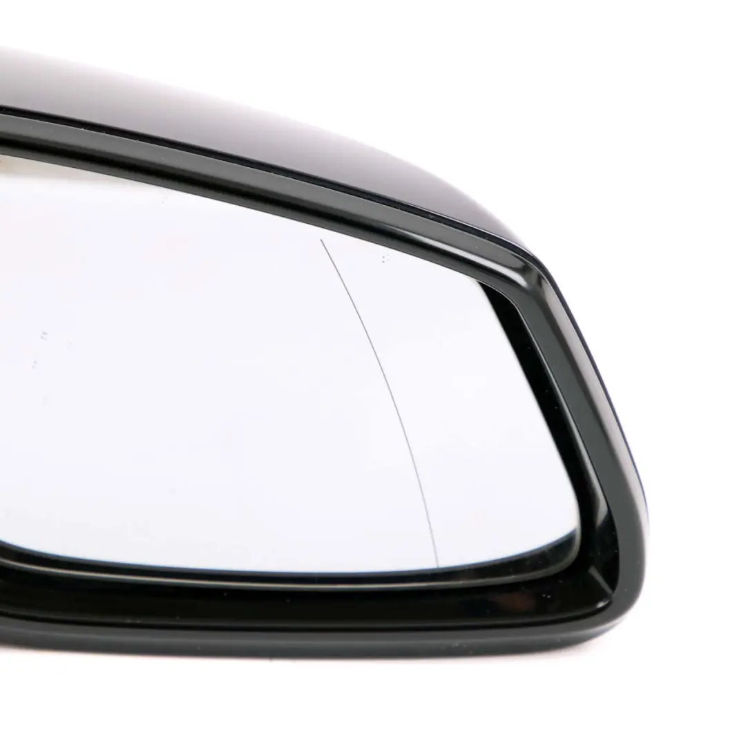 BMW F10 F11 Heated Right Wing Mirror O/S High Gloss Carbonschwarz Carbon Black - SKU rhd-7268250-CAR - Part number 7268250