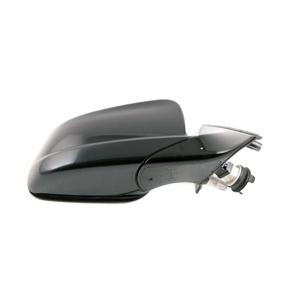 BMW F10 F11 Heated Right Wing Mirror O/S High Gloss Carbonschwarz Carbon Black - SKU rhd-7268250-CAR - Part number 7268250
